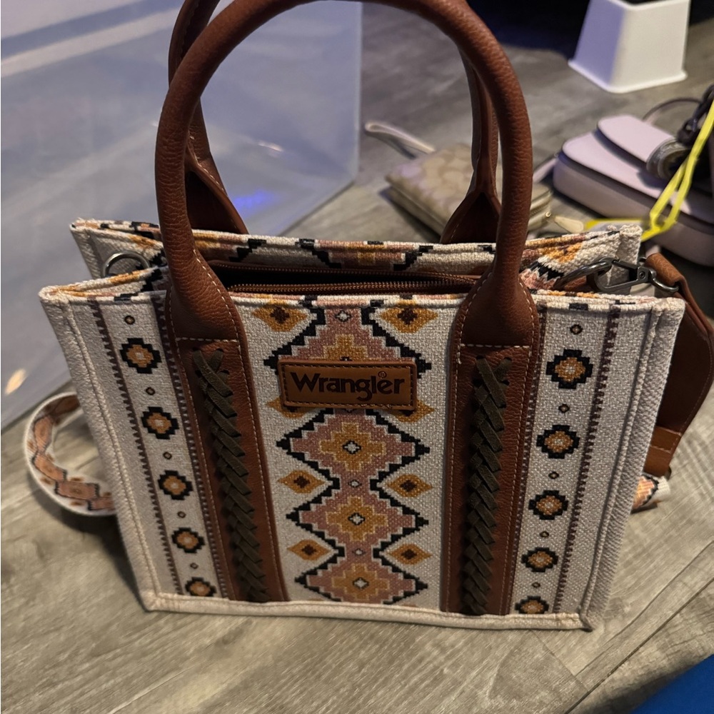 Wrangler Brown and Cream Women's Bag